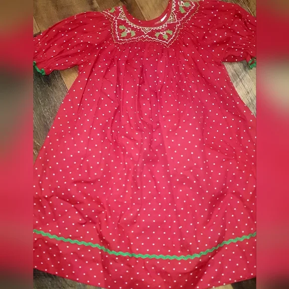 white christmas dresses Christmas Red Tartan Plaid Mommy & Me Dress main image 0
